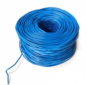 Dây mạng AMTAKO Cat6 6222 UTP,CCA 0.50m,305m/Cuộn, Màu Xanh