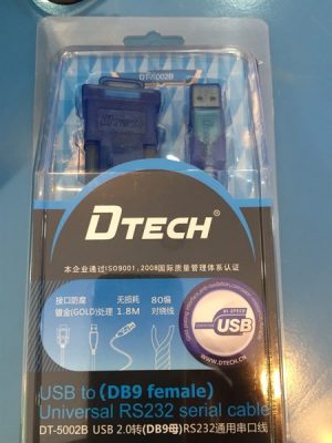 Cáp chuyển đổi USB sang Com RS232 âm Dtech DT-5002B