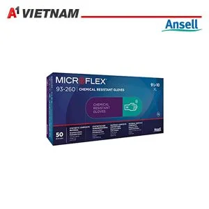 găng tay chống hóa chất Ansell Microflex 93-260 chính hãng tại Việt Nam , giá tốt nhất