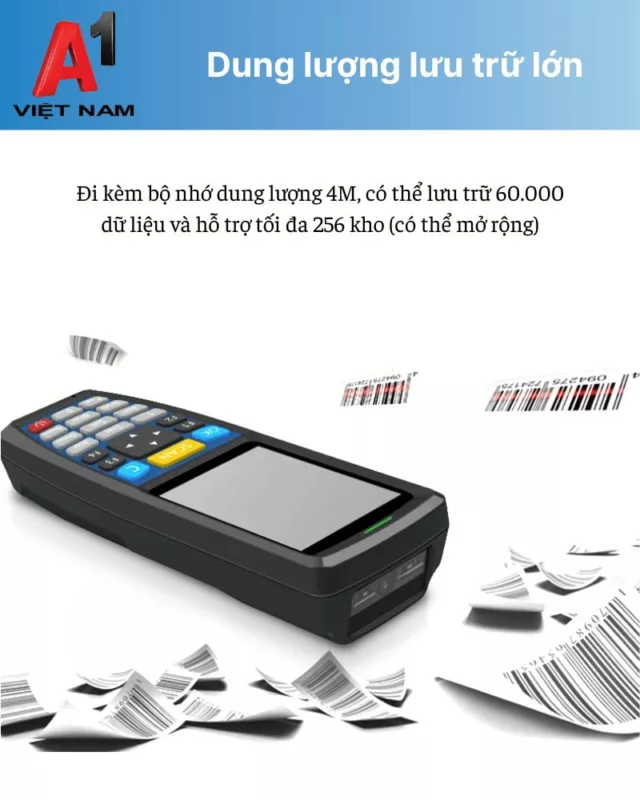 Máy kiểm kho Casio DT-970 M50E-CN 16 may kiem kho casio dt 970 m50e cn 2 1