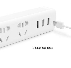 Ổ cắm điện Xiaomi kèm 3 cổng USB Power Trip 4 d95ddbedef8d448080446278a4b740ac