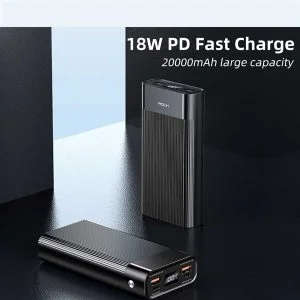 Pin sạc dự phòng Rock Space P82 PD 20.000mAh - LED; QC 3.0 PD 3.0 18W; Micro + Type-C 5 f1f17f84ac1f41cab975dc4df6788c91