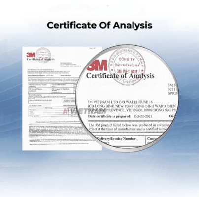 Keo trợ dính 3M Primer 94 9 Certificate Of Analysis 3M Primer 94 A1 Viet Nam