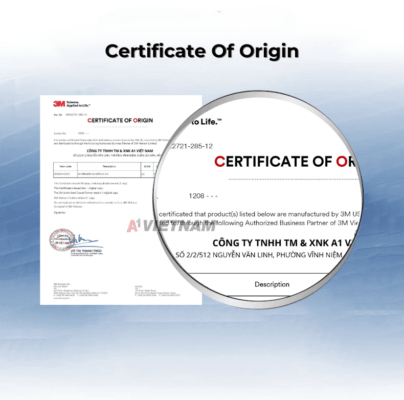 Keo trợ dính 3M Primer 94 10 Certificate Of Origin 3M Primer 94 A1 Viet Nam