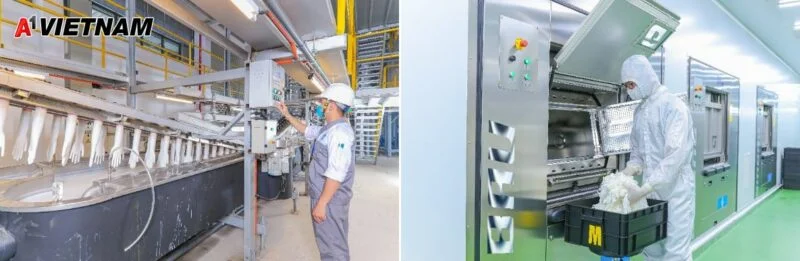 Dây chuyền sản xuất găng tay Nitrile