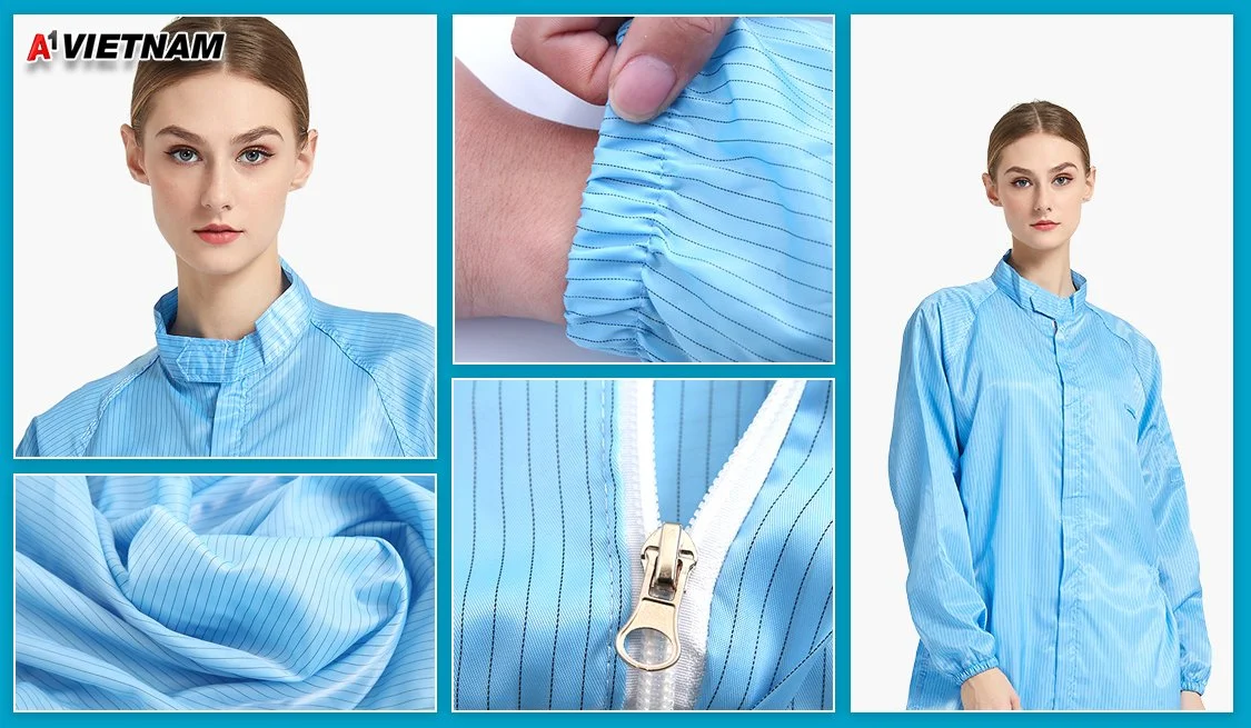 Quần áo phòng sạch dùng 1 lần 4 quan ao phong sach