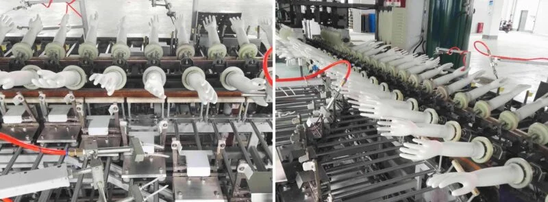 Dây chuyền sản xuất găng tay tại xưởng A1 Việt Nam