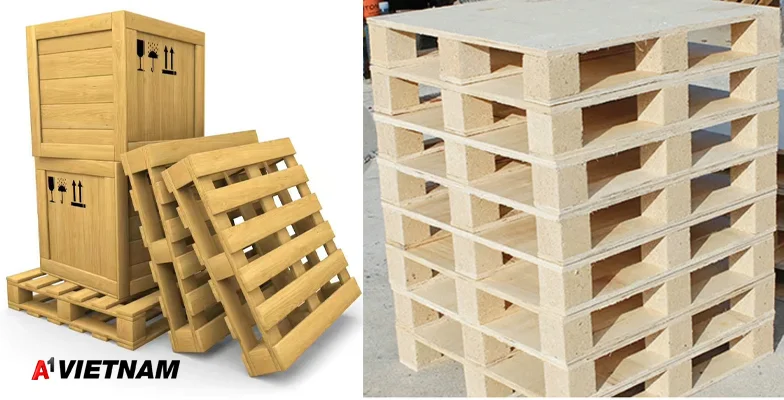 Pallet gỗ 50x50 7 Pallet gỗ 120×80
