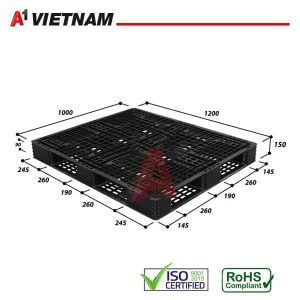 Pallet nhựa 1200x1000x150