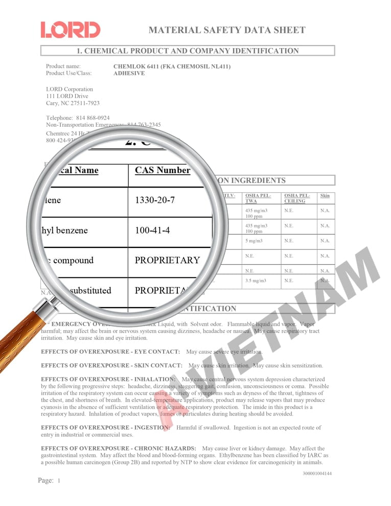 Keo Chemlok 6411 5 Keo Chemlok 6411 - Phân Phối Chính Hãng Tại Chính Hãng