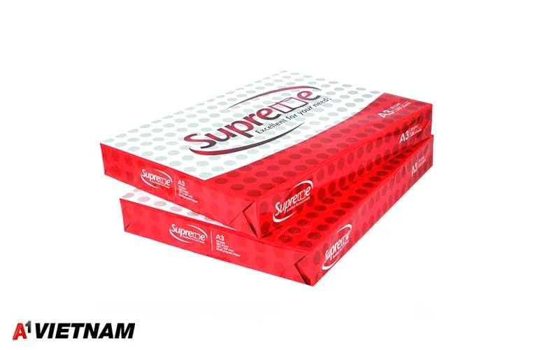 Giấy Supreme A3/A4/A5 ~ 70/80gsm, Giấy in văn phòng 6 Giấy Supreme a3/a4/a5 - Phân Phối Chính Hãng Tại Việt Nam