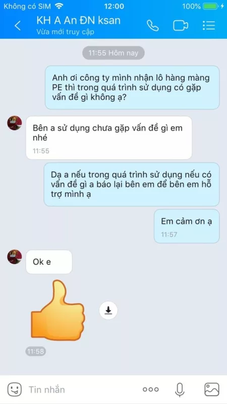 Màng PE bọc hàng, quấn pallet 8 mang pe 111