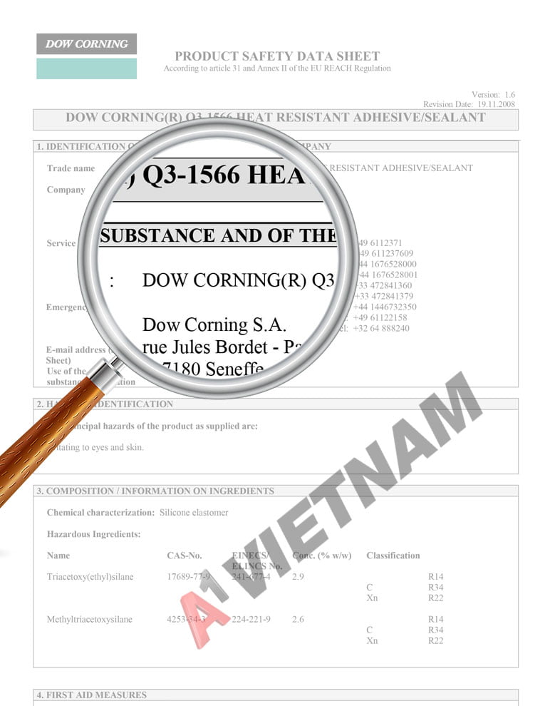 Dow Corning Q3-1566 - Phân Phối Chính Hãng Tại Việt Nam