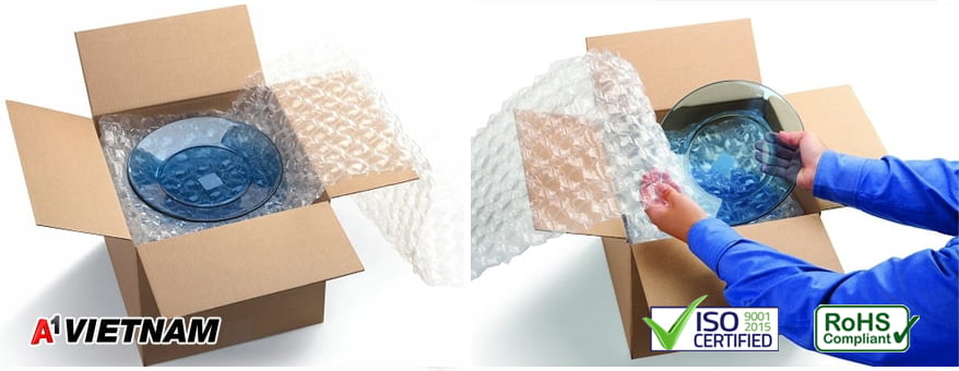 Túi khí chèn thùng Carton dạng bong bóng khí 7 Túi khí chèn thùng Carton dạng bong bóng khí