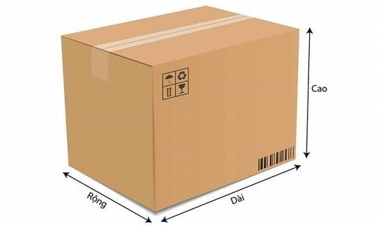 Bảng Kích Thước Thùng Carton Tiêu Chuẩn Phổ Biến Hiện Nay 1 thung carton 7
