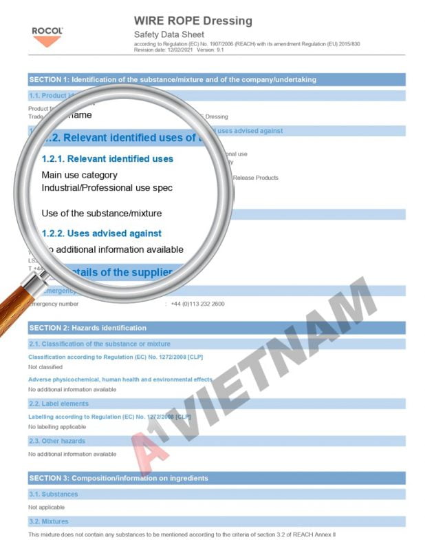 Mỡ Rocol Wire Rope Dressing Phân Phối Chính Hãng