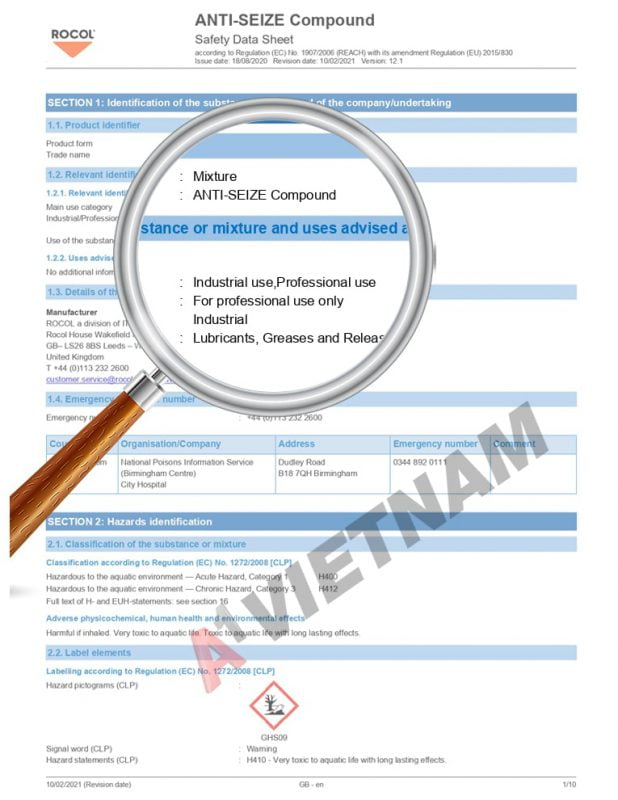 Keo Rocol Copper Anti Seize Phân Phối Chính Hãng