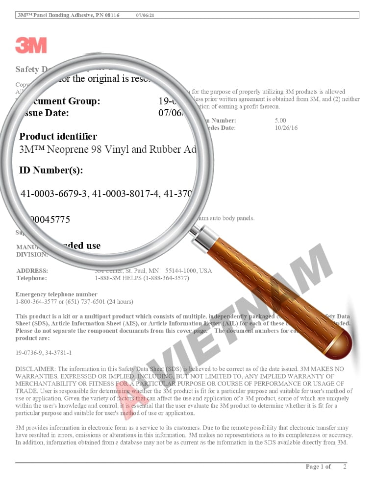 Keo 3m Neoprene 98 Rubber And Vinyl Spray Adhesive Giá Rẻ Nhất