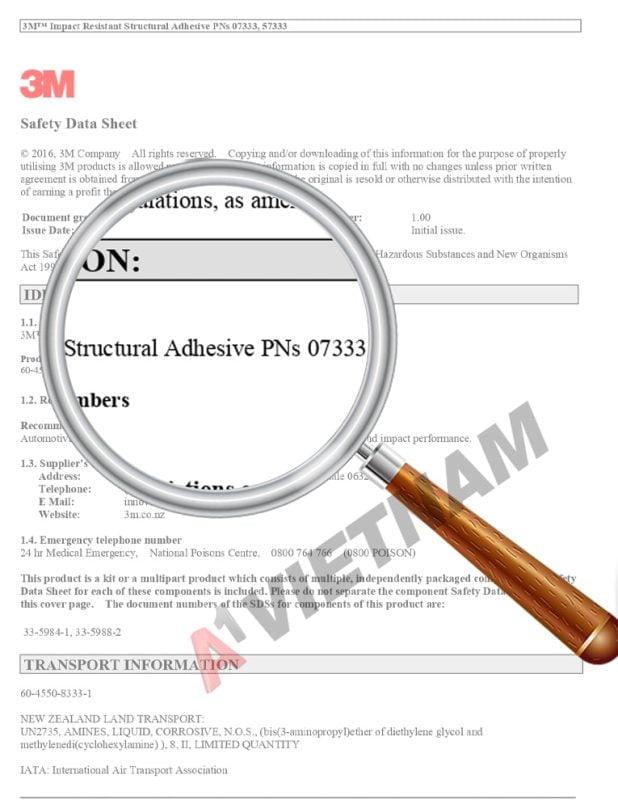 Keo 3M Impact Resistant Structural Adhesive 07333Chính Hãng