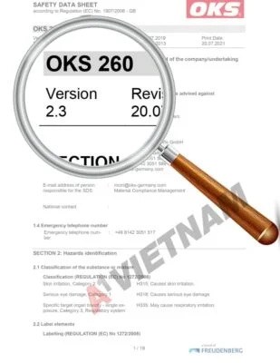 Dầu OKS 260 5 OKS 260 SDS