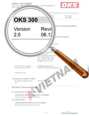 Dầu OKS 300 5 OKS 300 SDS