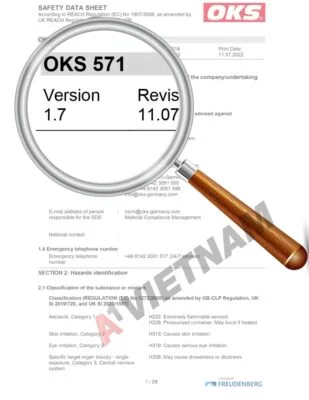OKS 571 5 OKS 571 SDS