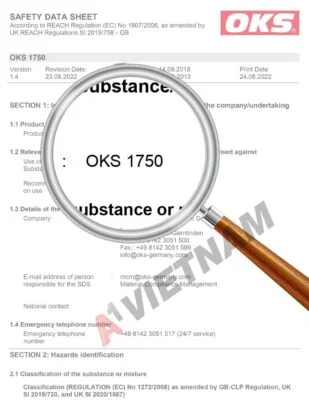Dầu OKS 1750 5 OKS 1750 SDS
