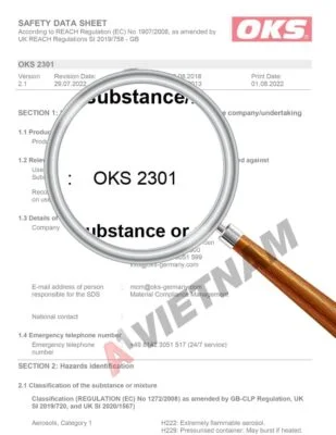 Dầu OKS 2301 5 OKS 2301 SDS