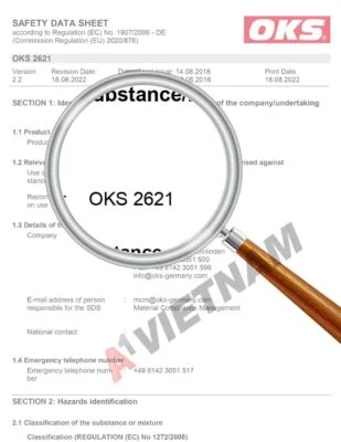 Dầu OKS 2621 5 OKS 2621 SDS