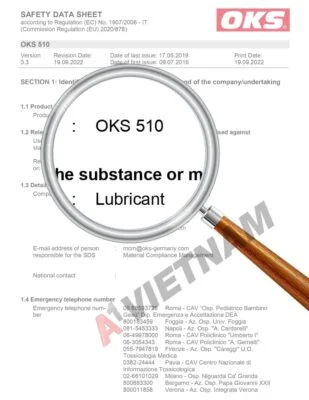 Dầu OKS 510 5 OKS 510 SDS