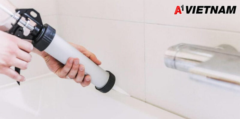 Keo Silicone chống thấm tường và cách sử dụng 4 Su dung keo 1