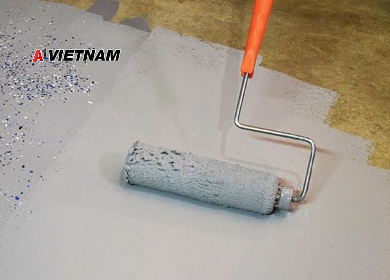 Sơn chống thấm pha xi măng không cần phải sử dụng thêm sơn lót