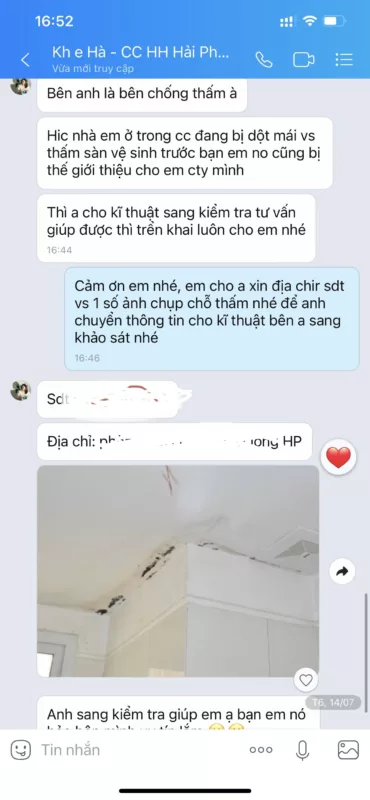 Báo Giá Dịch Vụ Chống Thấm Bắc Giang Uy Tín, Chuyên Nghiệp 8 Feedback chong tham 4