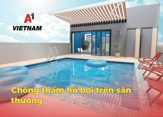 Cách Chống Thấm Hồ Bơi Trên Sân Thượng Triệt Để 100% 1 chong tham ho boi tren san thuong