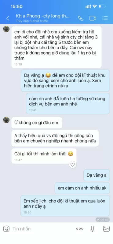 Báo Giá Dịch Vụ Chống Thấm Bắc Giang Uy Tín, Chuyên Nghiệp 12 feedback chong tham 3 1