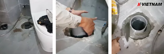 Cách Chống Thấm Nhà Vệ Sinh Không Cần Đục Gạch Triệt Để 100% 4 chong tham nha ve sinh khong can duc gach 1 jpg