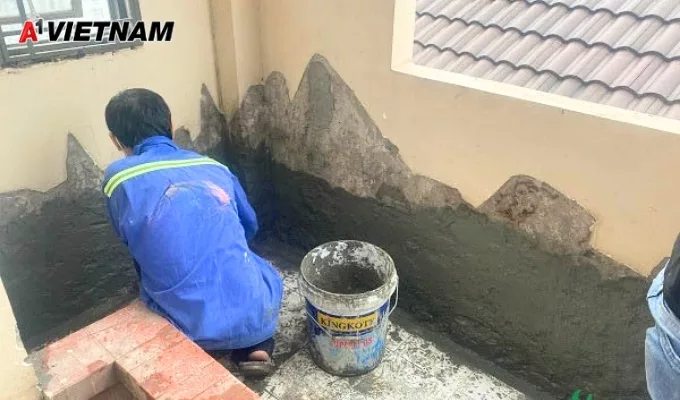 Cách chống thấm tường nhà bằng xi măng đạt hiệu quả 100% 4 chong tham tuong nha bang xi mang 3 jpg